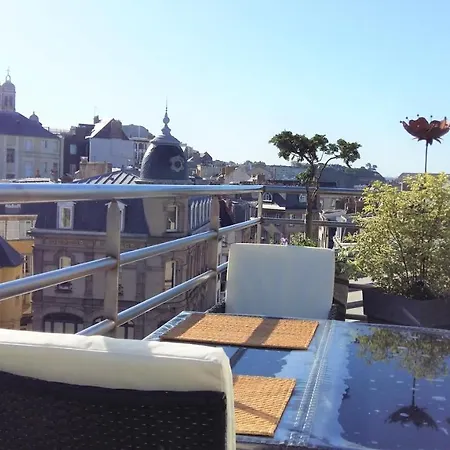 Duplex Terrasse Garage Appartement Granville Buitenkant foto