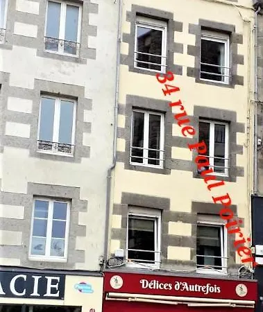 Duplex Terrasse Garage Appartement Granville Buitenkant foto